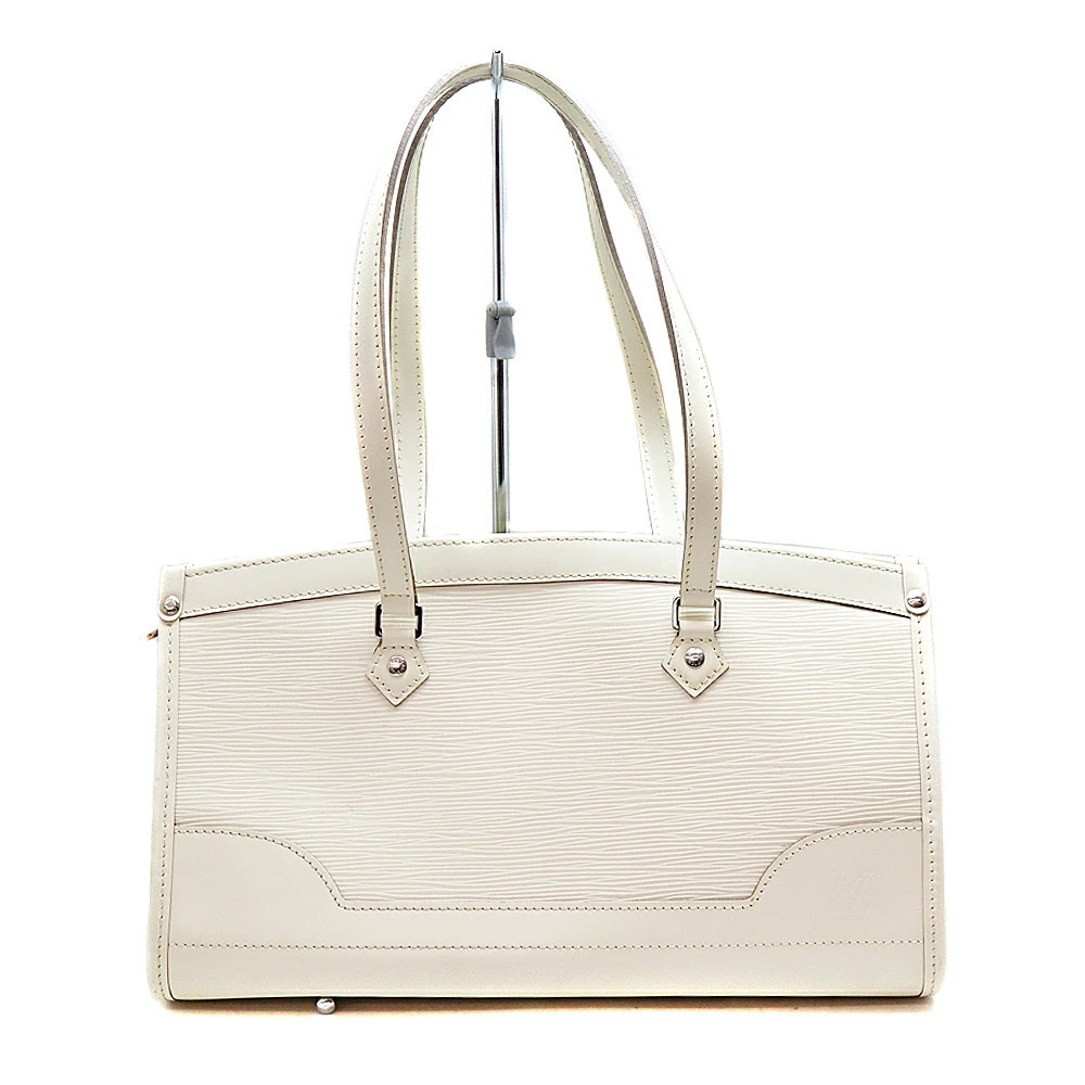 Louis Vuitton Madeleine Handbag Epi Leather White